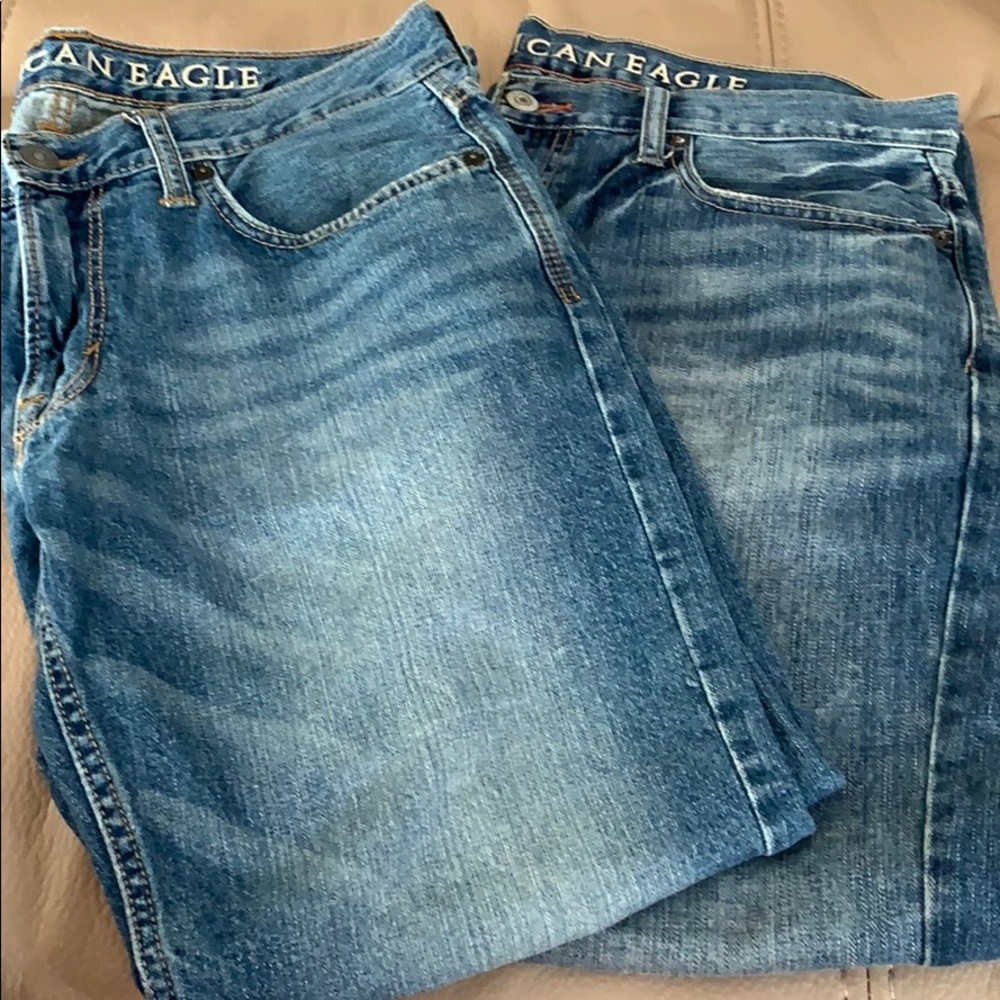 AE jeans. Low rise boot & bootcut